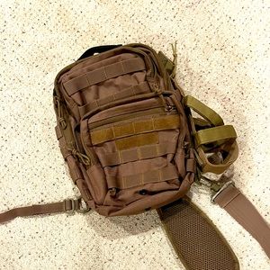 Red rock outdoors Molle tactical shoulder sling bag